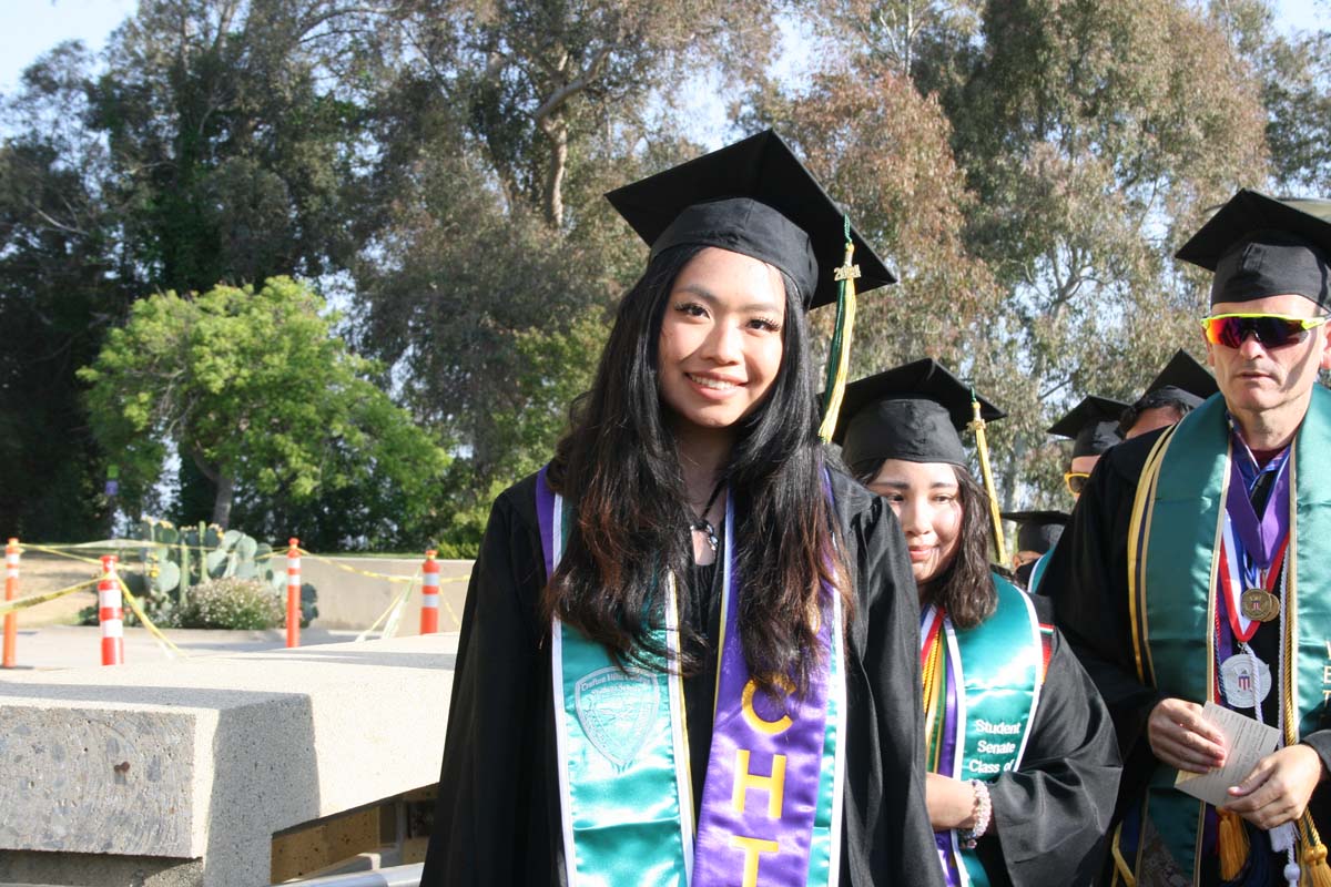 Students at Commencement