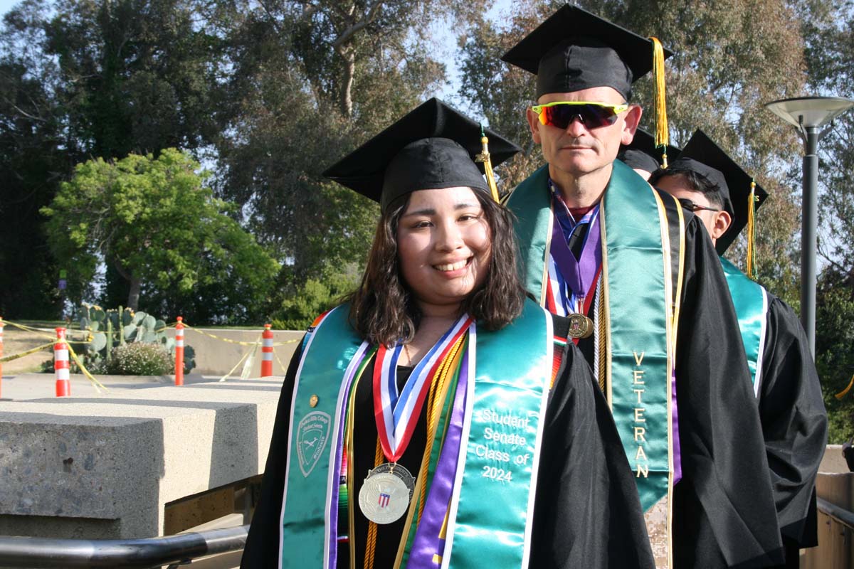 Students at Commencement