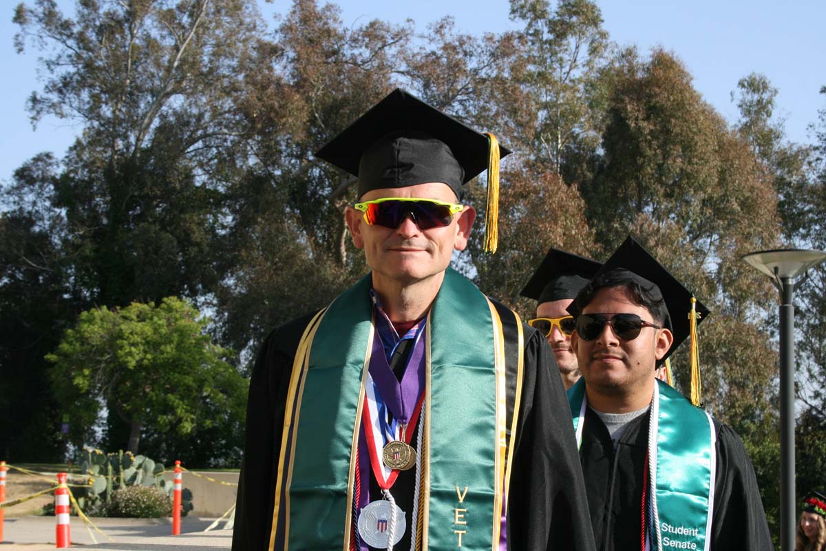Students at Commencement