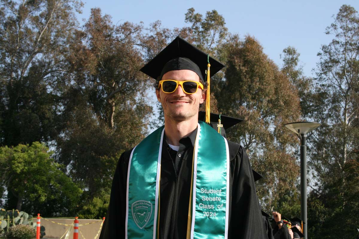 Students at Commencement