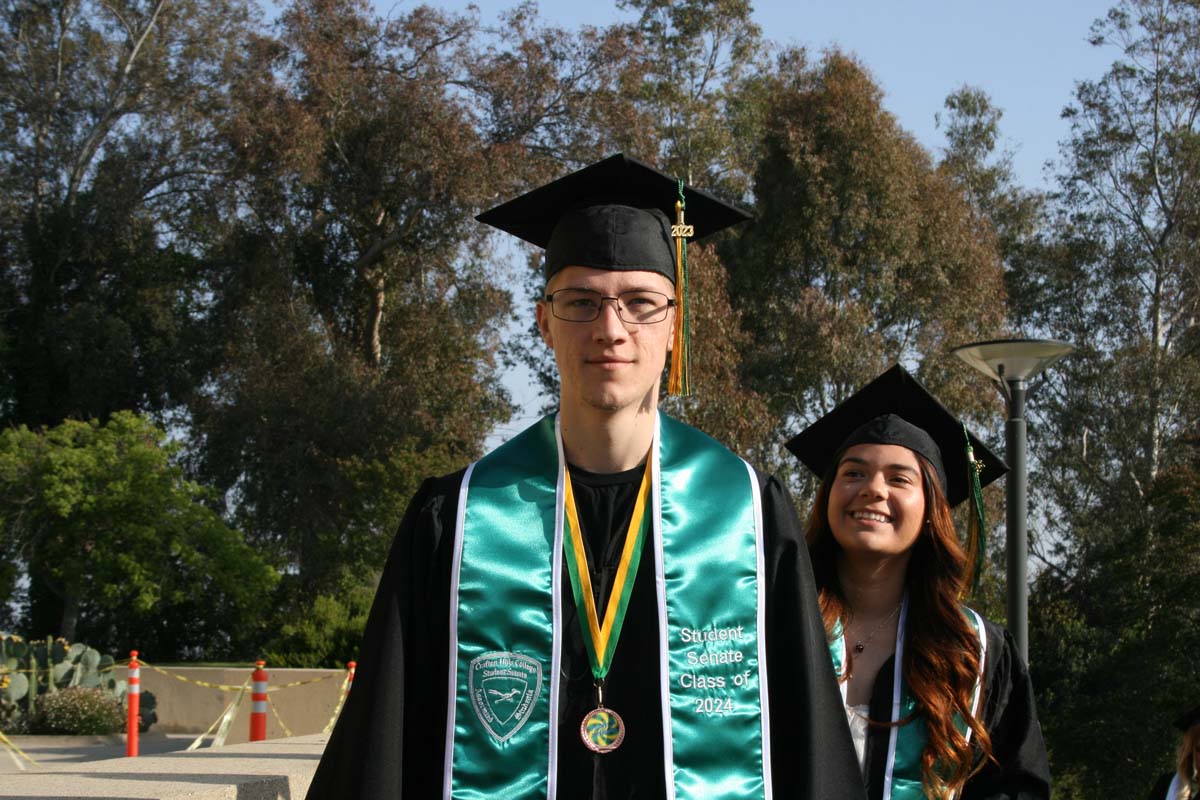 Students at Commencement
