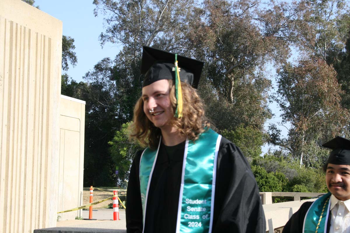 Students at Commencement