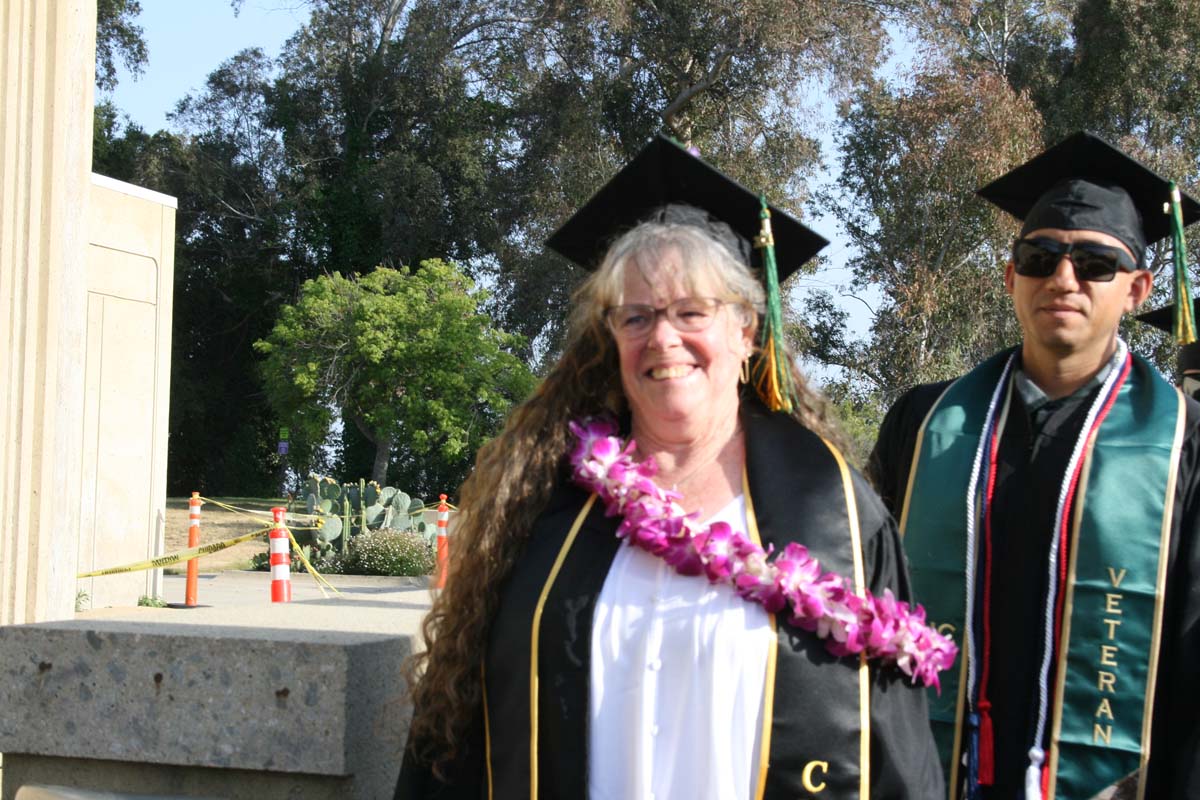 Students at Commencement