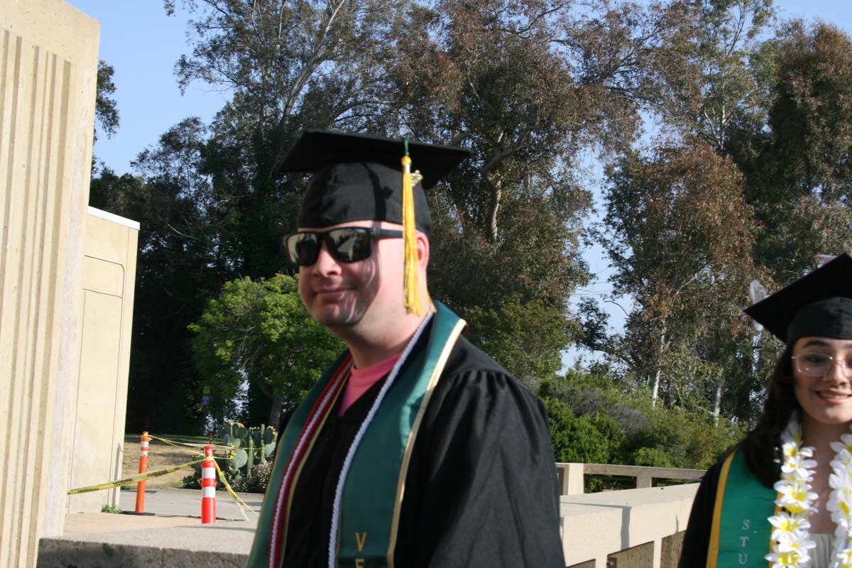 Students at Commencement