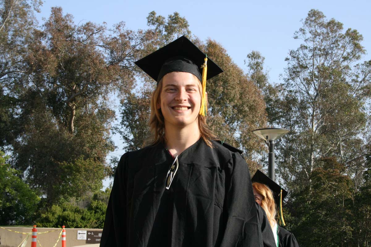 Students at Commencement