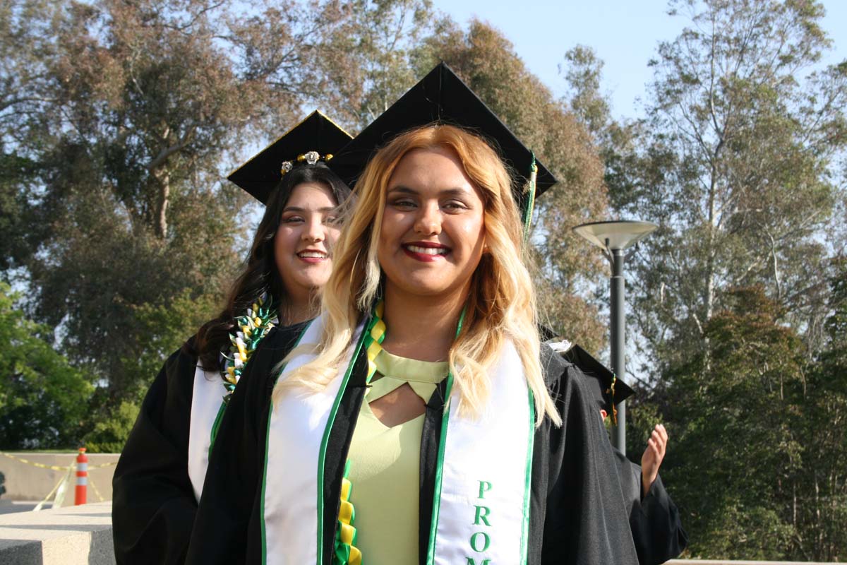 Students at Commencement