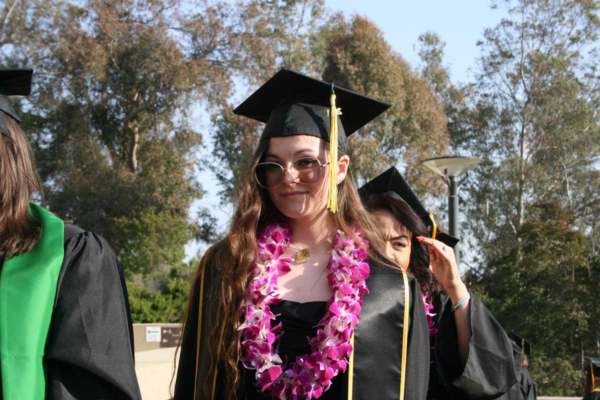 Students at Commencement