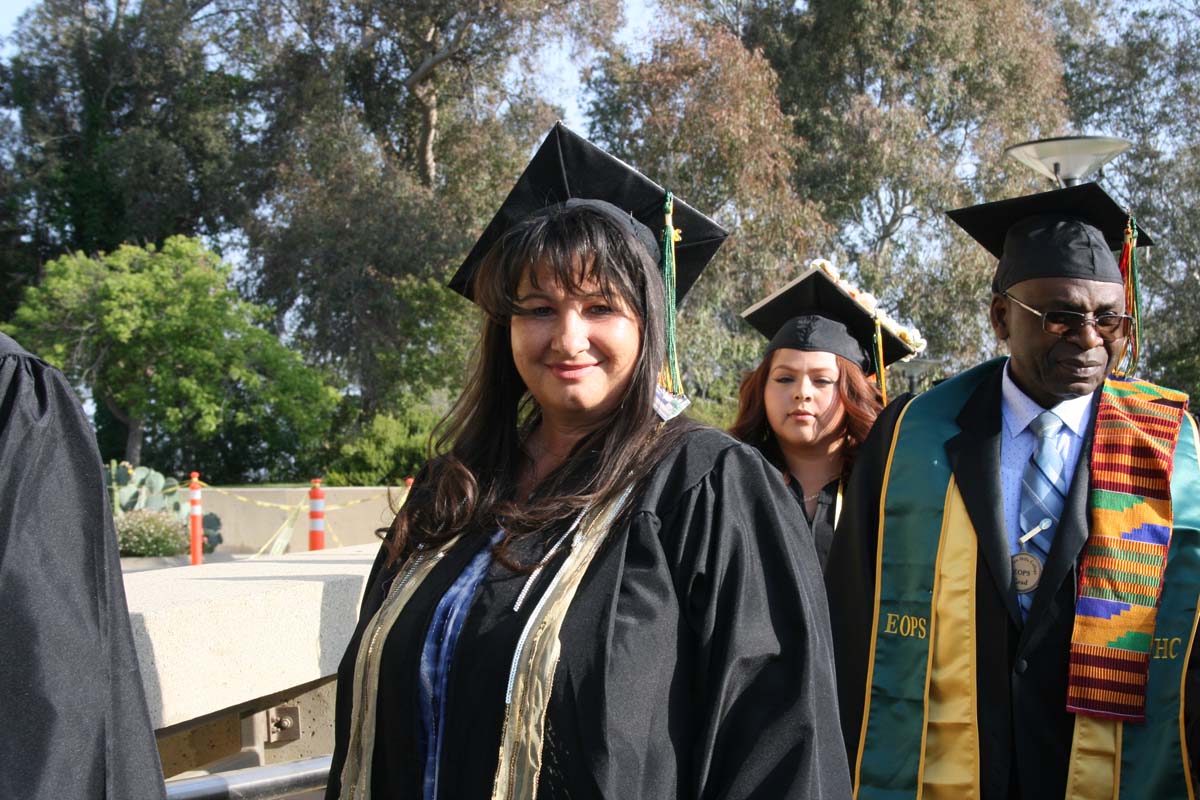 Students at Commencement