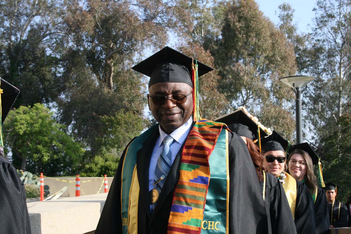 Students at Commencement