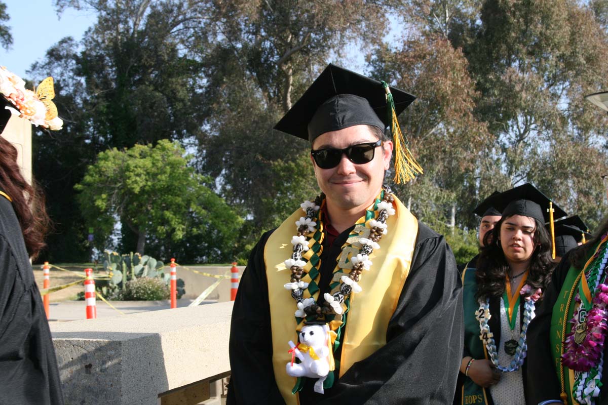 Students at Commencement
