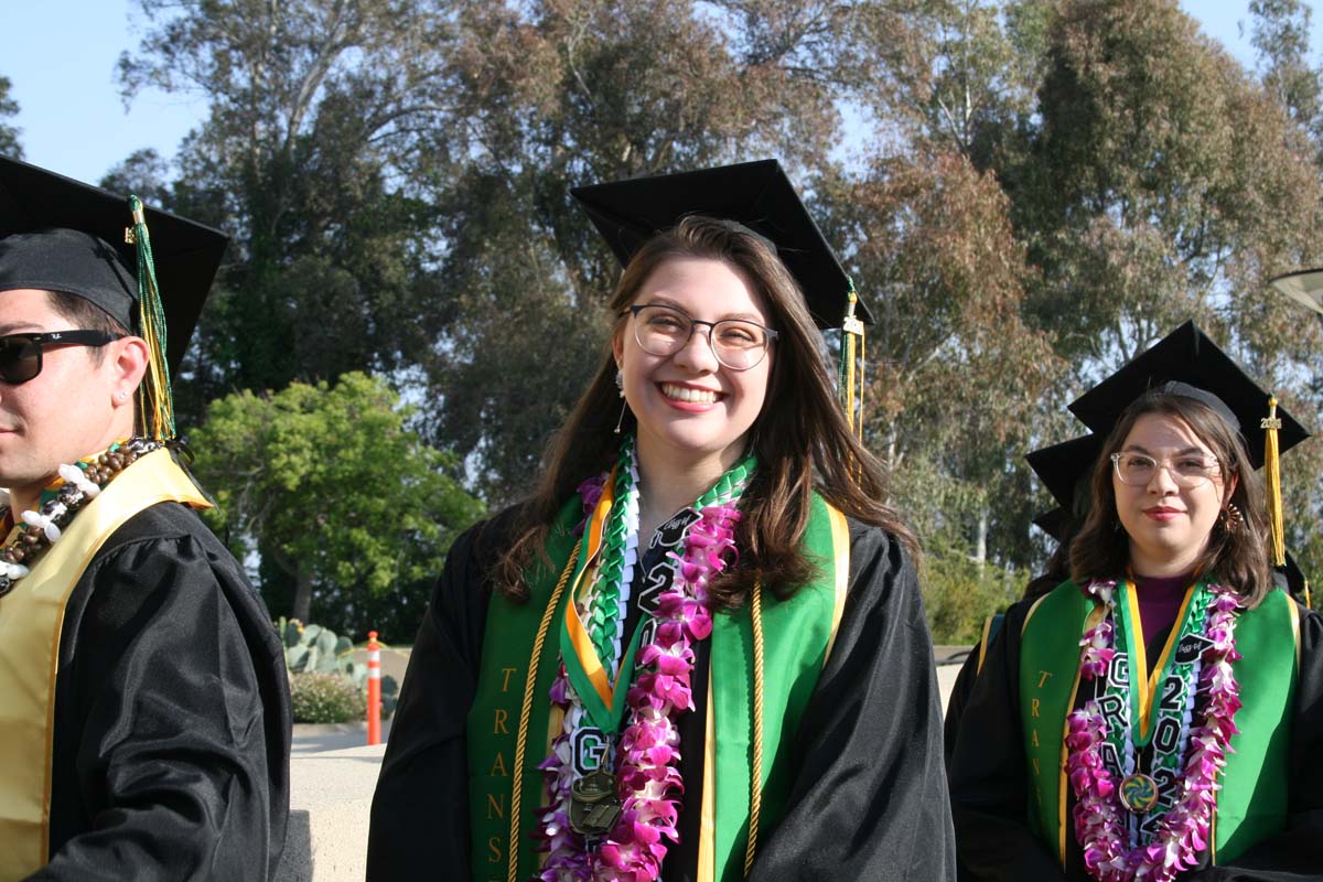 Students at Commencement