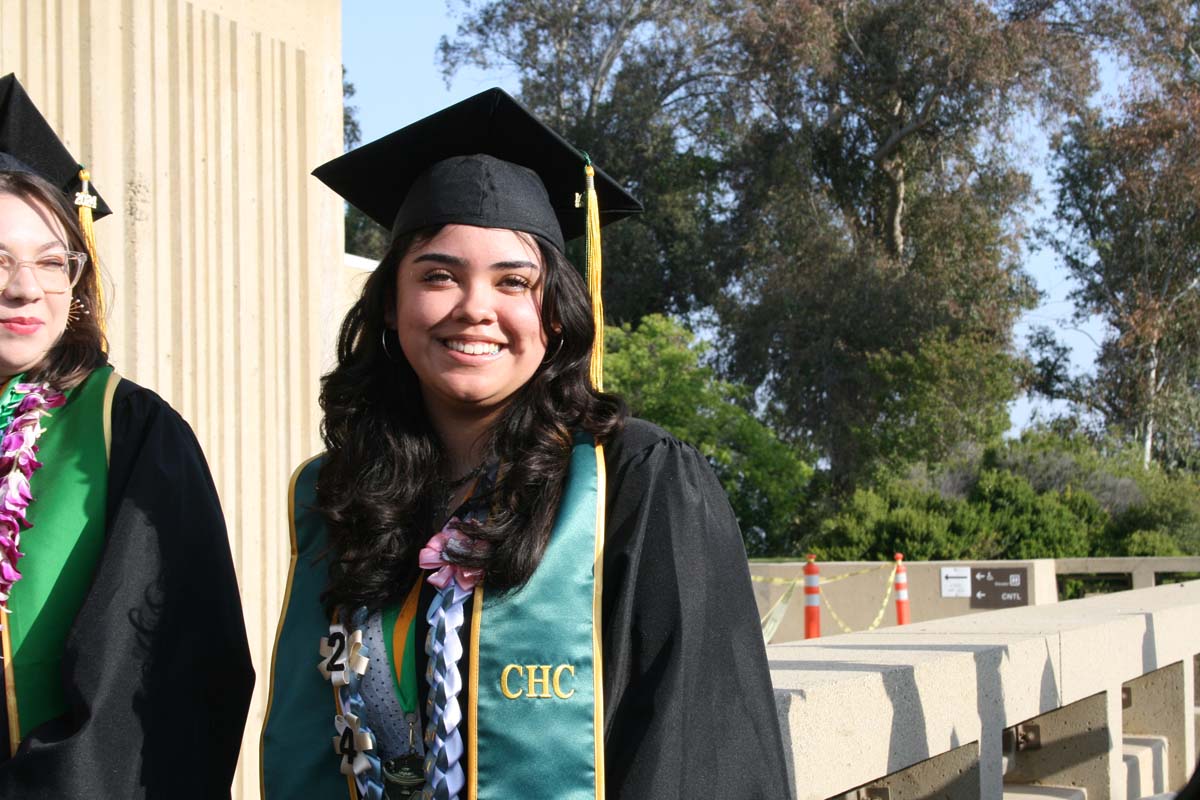 Students at Commencement