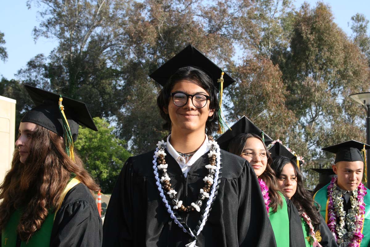 Students at Commencement