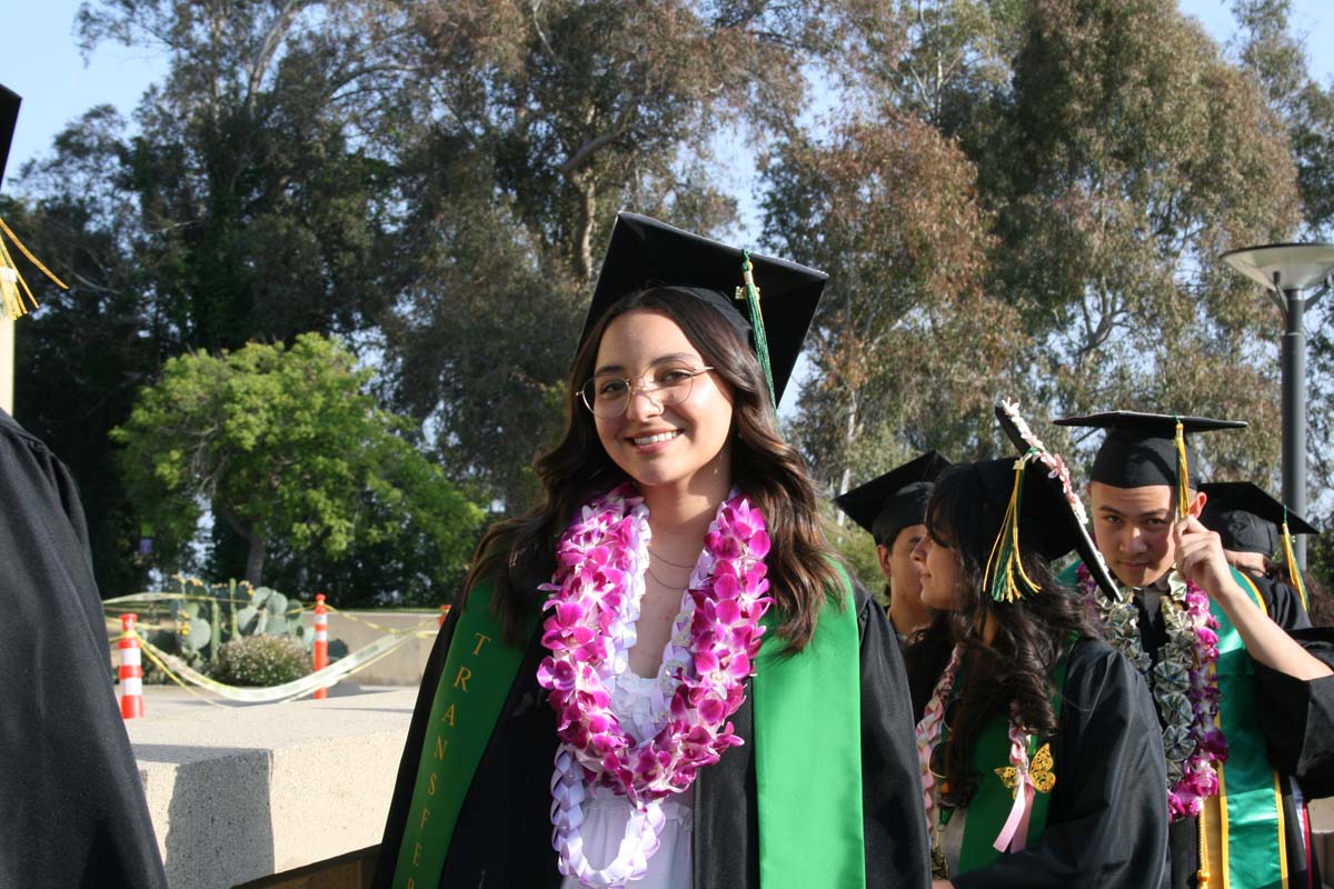 Students at Commencement
