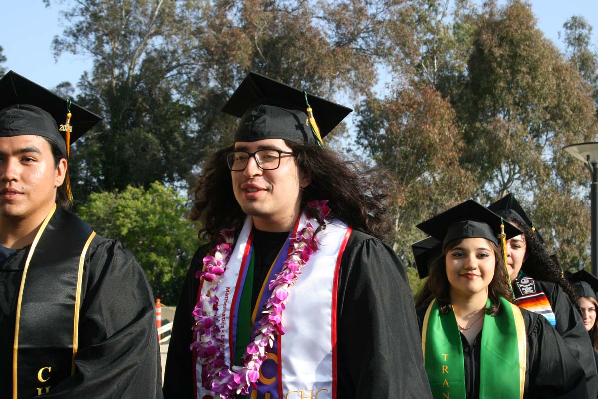 Students at Commencement