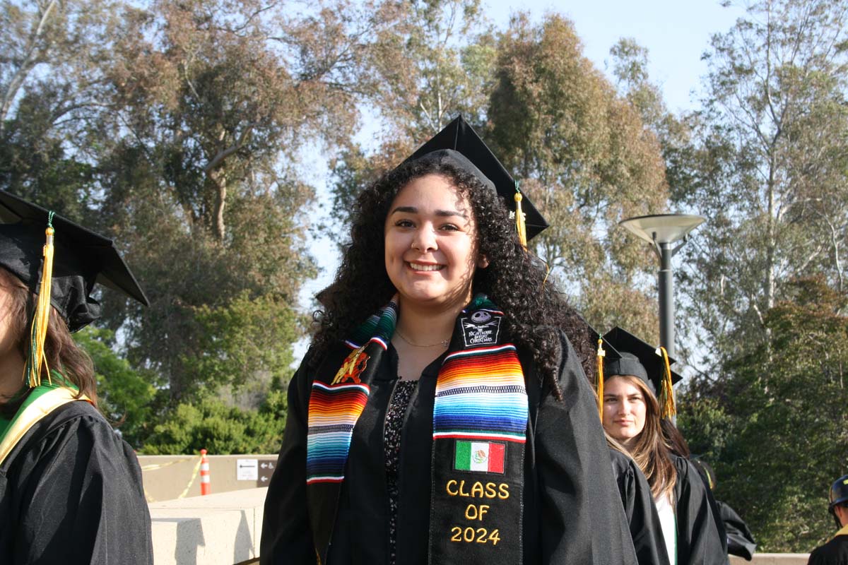Students at Commencement