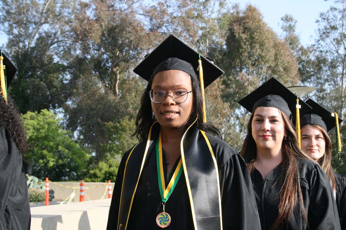Students at Commencement