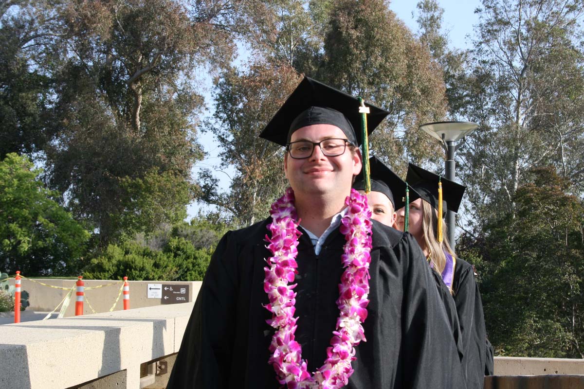Students at Commencement