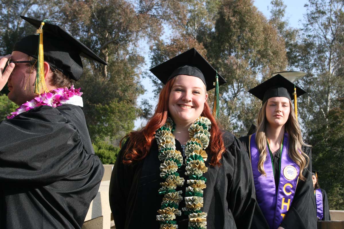 Students at Commencement