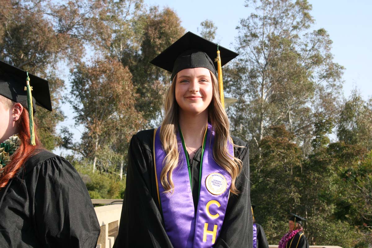 Students at Commencement