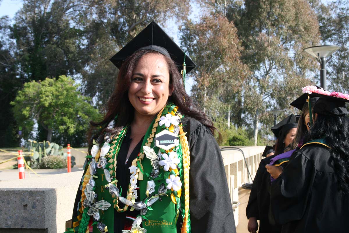 Students at Commencement
