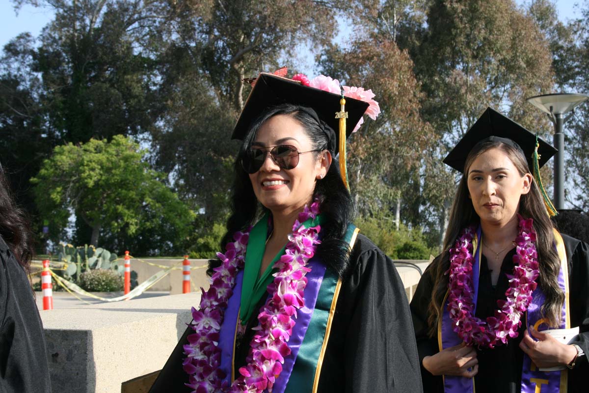 Students at Commencement