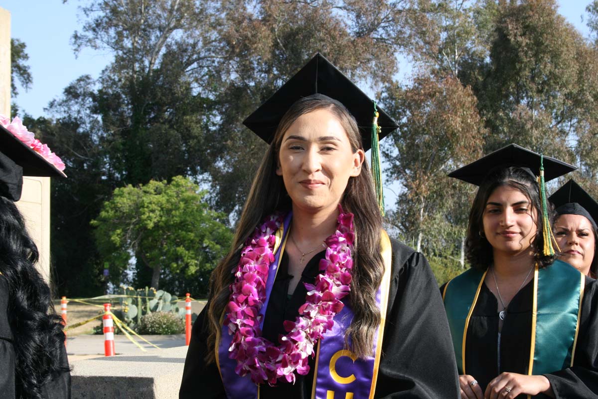 Students at Commencement