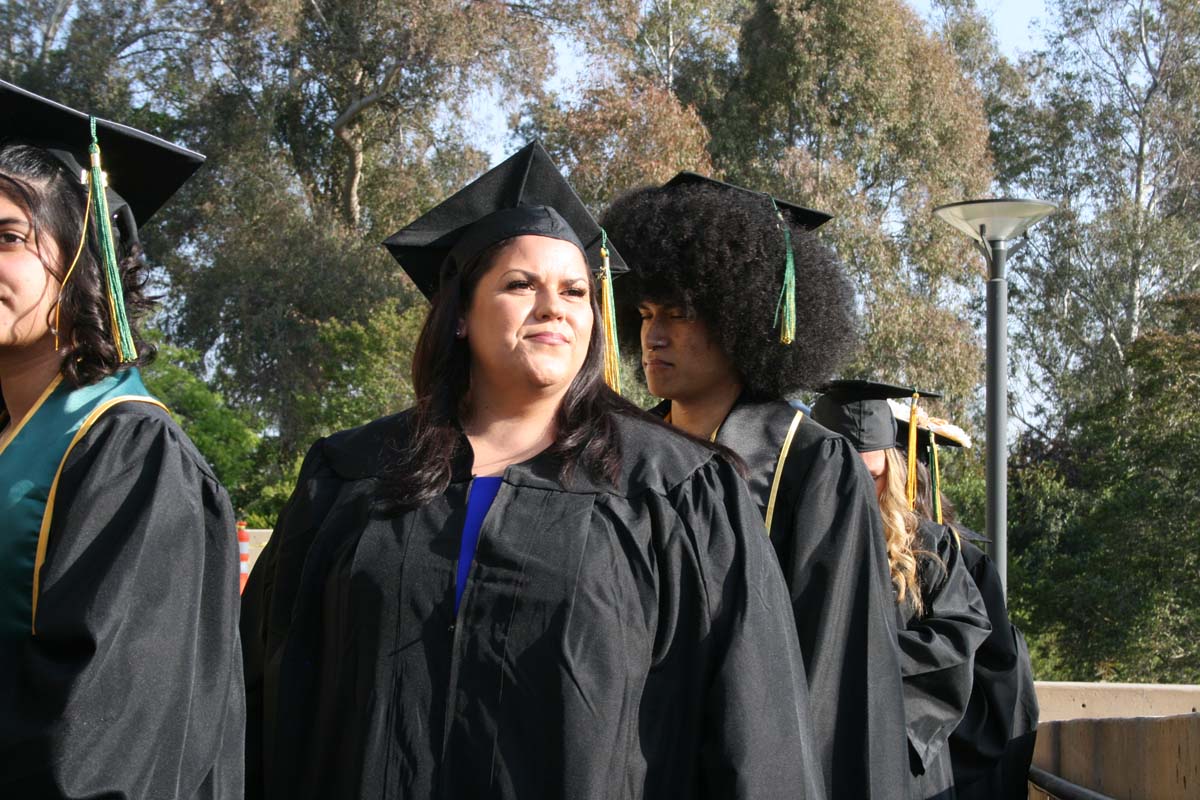 Students at Commencement
