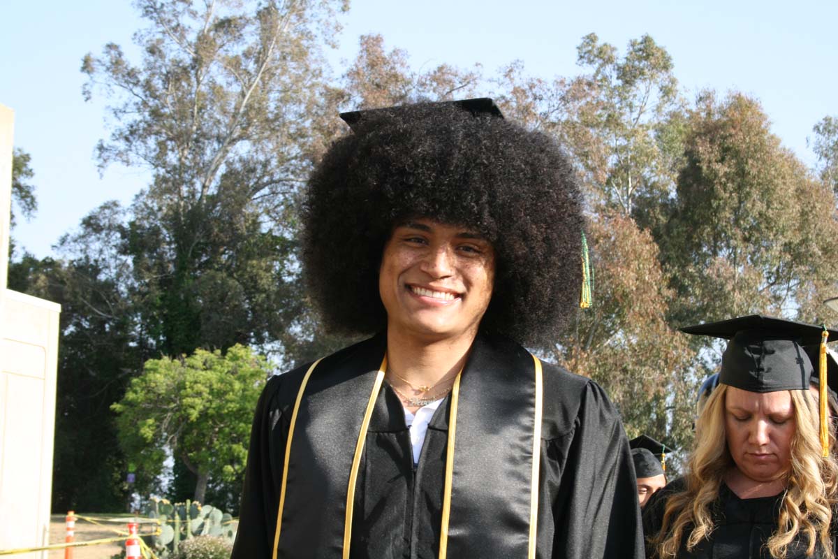 Students at Commencement