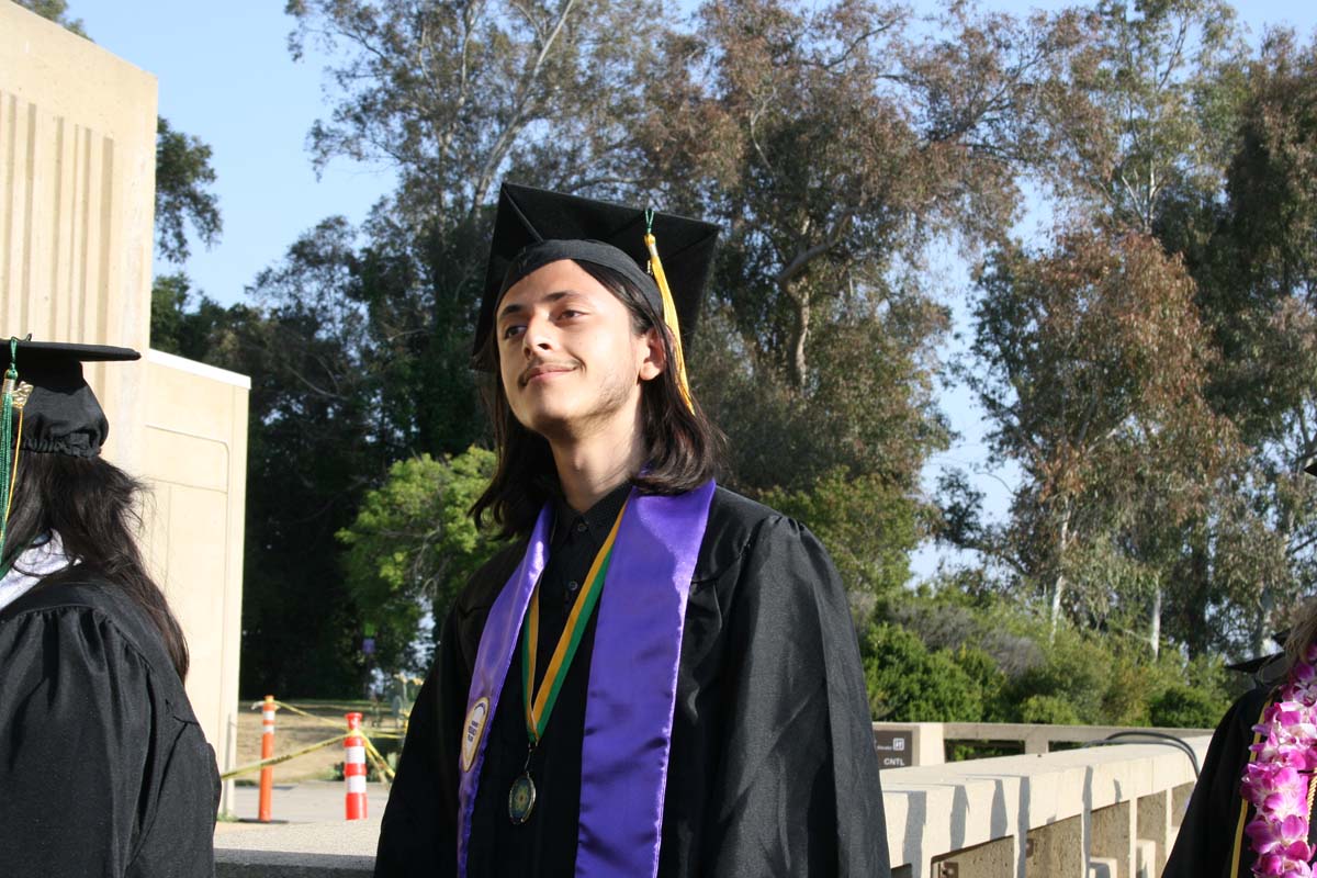 Students at Commencement