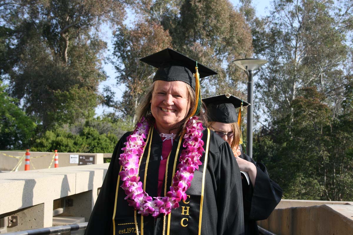 Students at Commencement