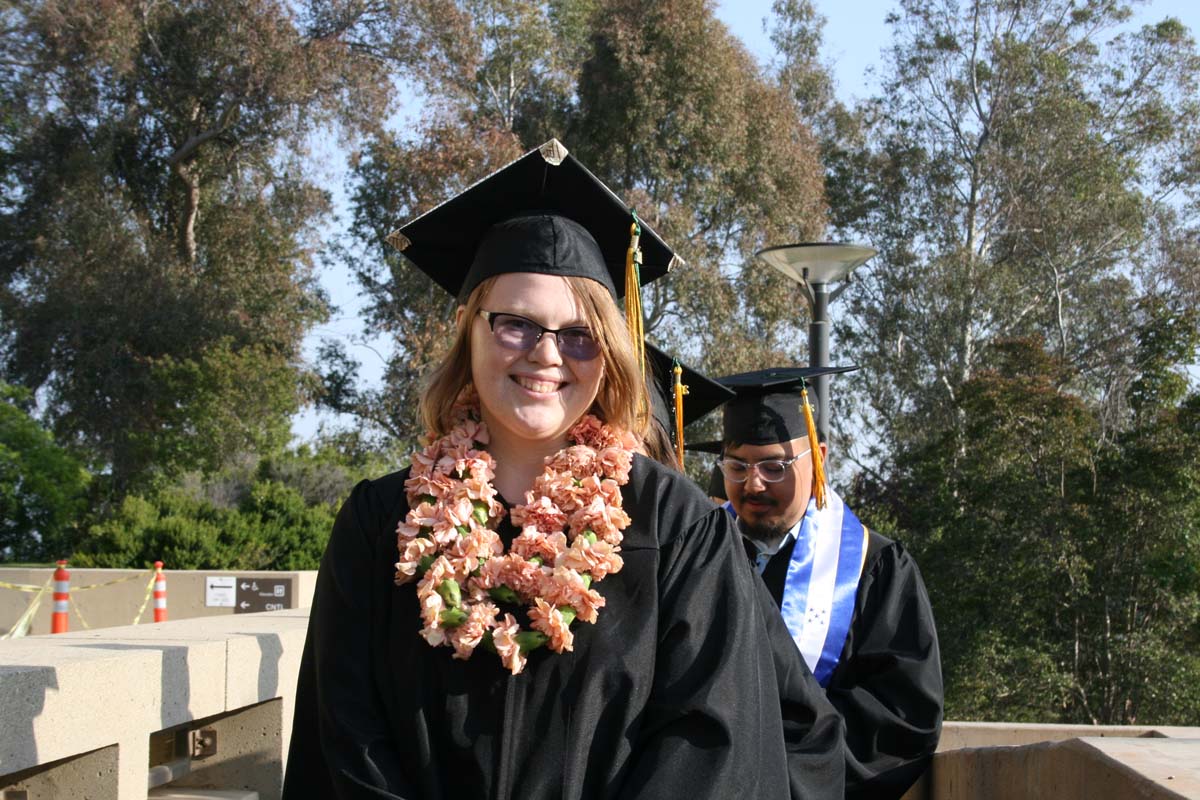 Students at Commencement