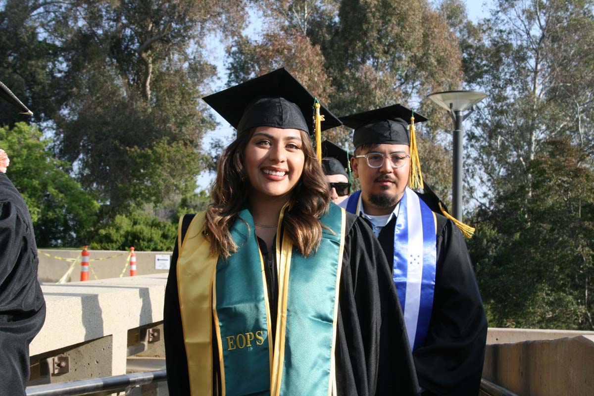 Students at Commencement