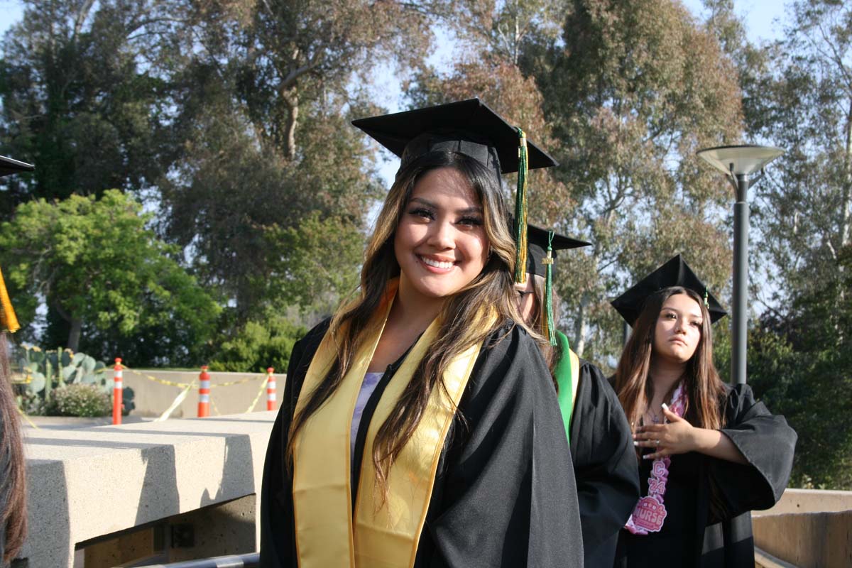 Students at Commencement