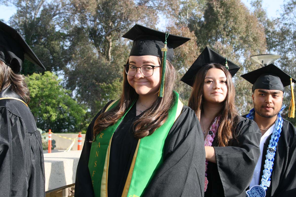 Students at Commencement