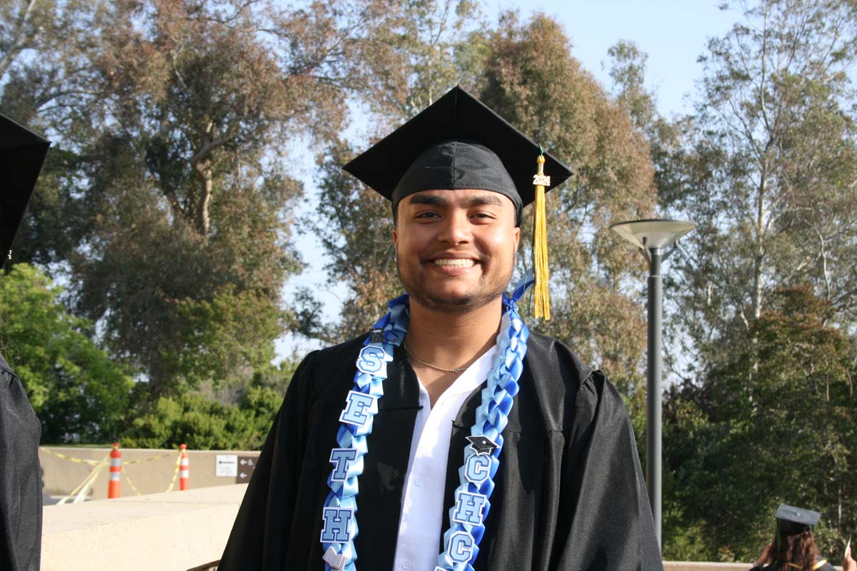 Students at Commencement