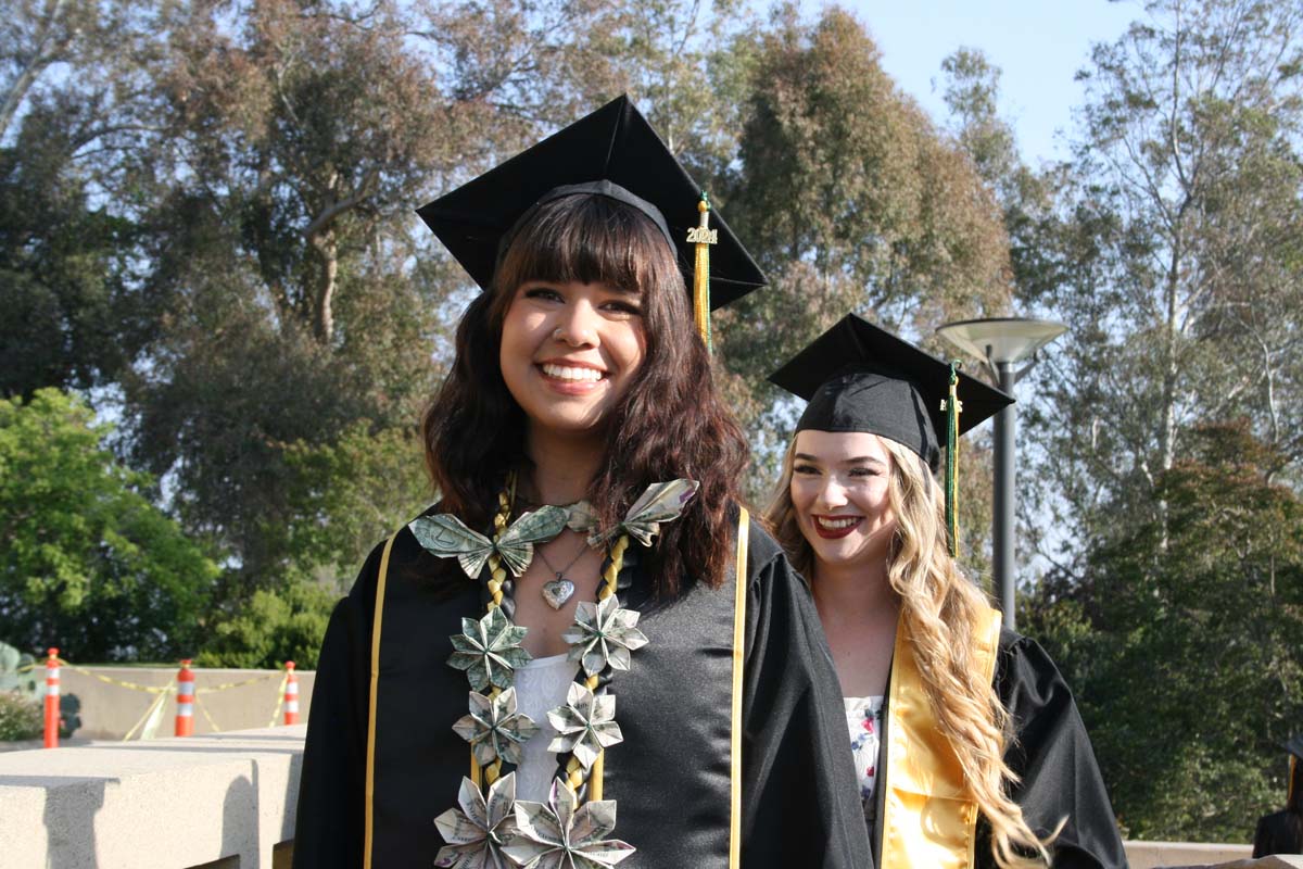 Students at Commencement