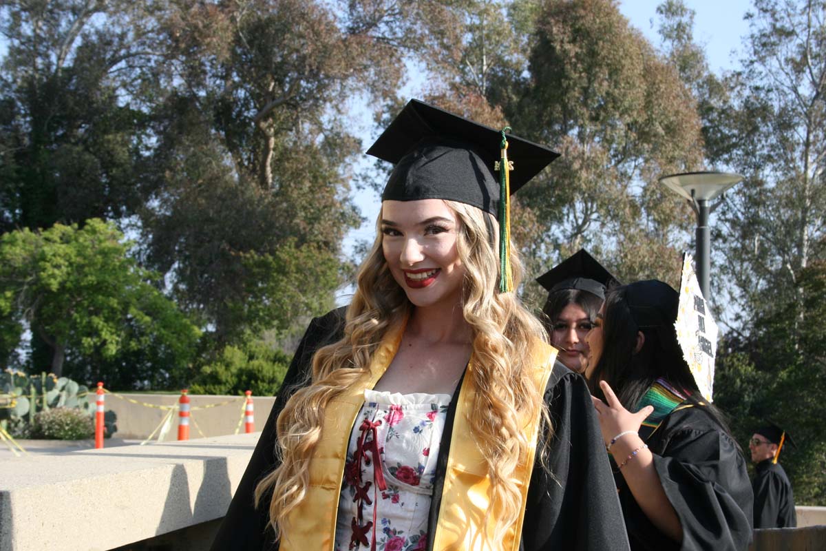 Students at Commencement