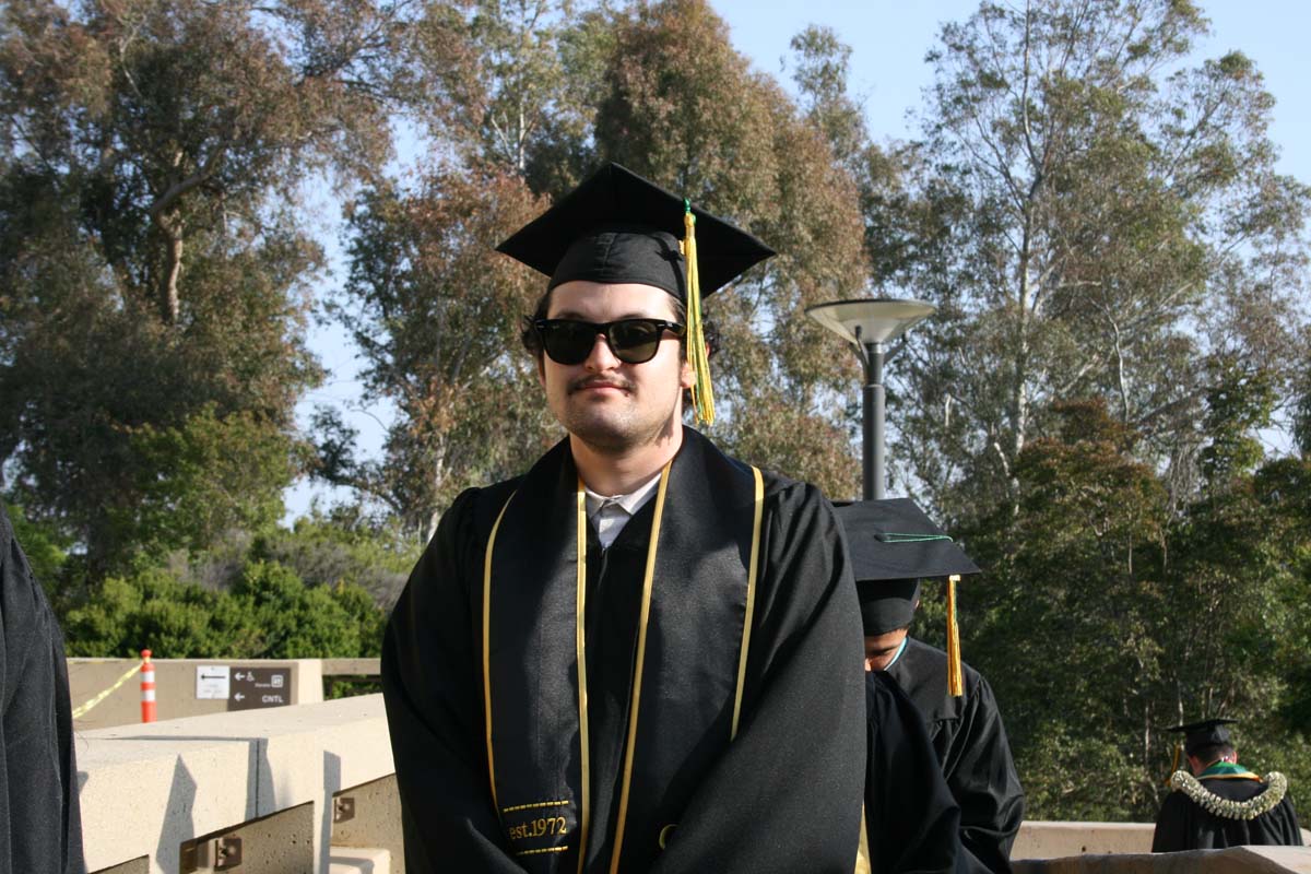 Students at Commencement