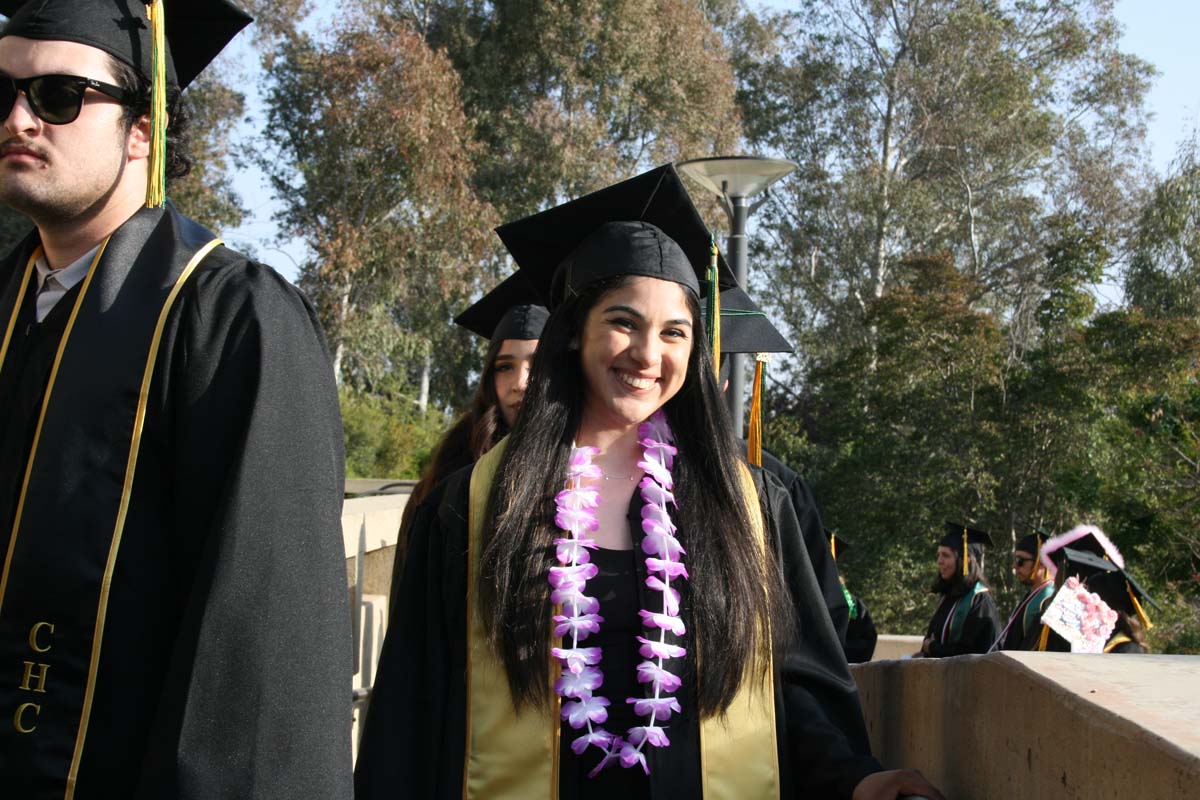 Students at Commencement