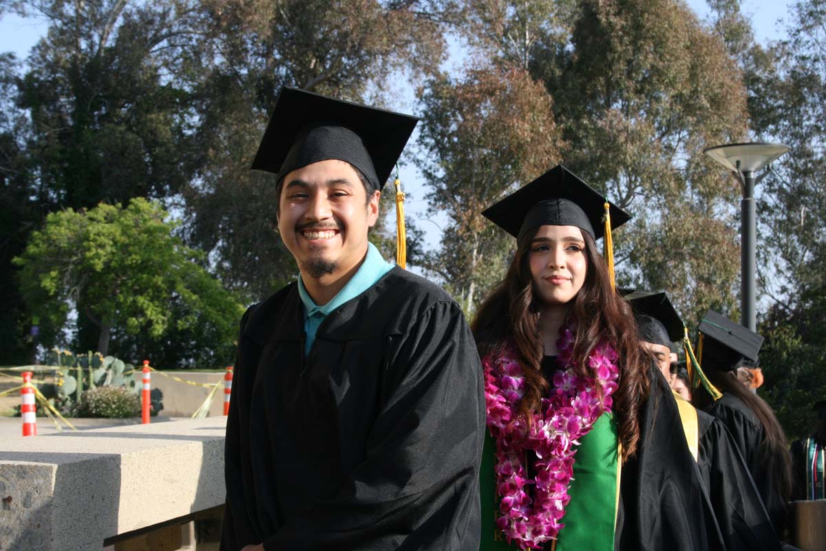 Students at Commencement