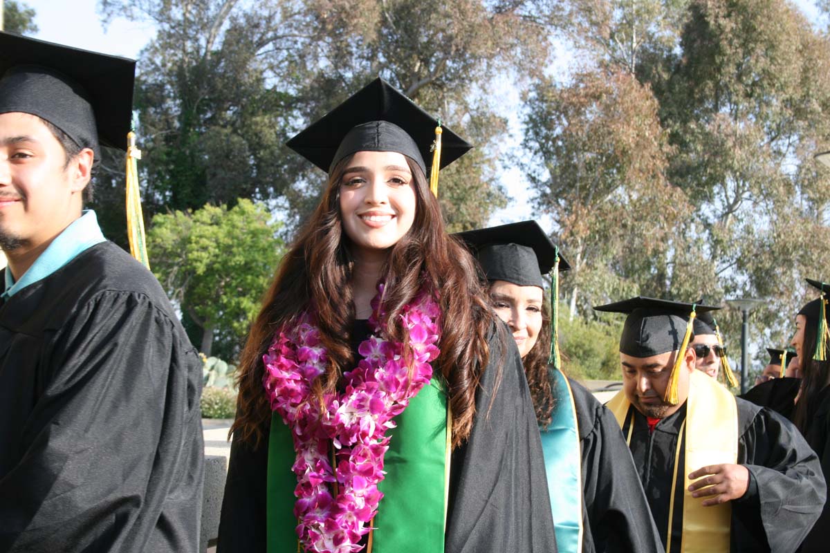 Students at Commencement
