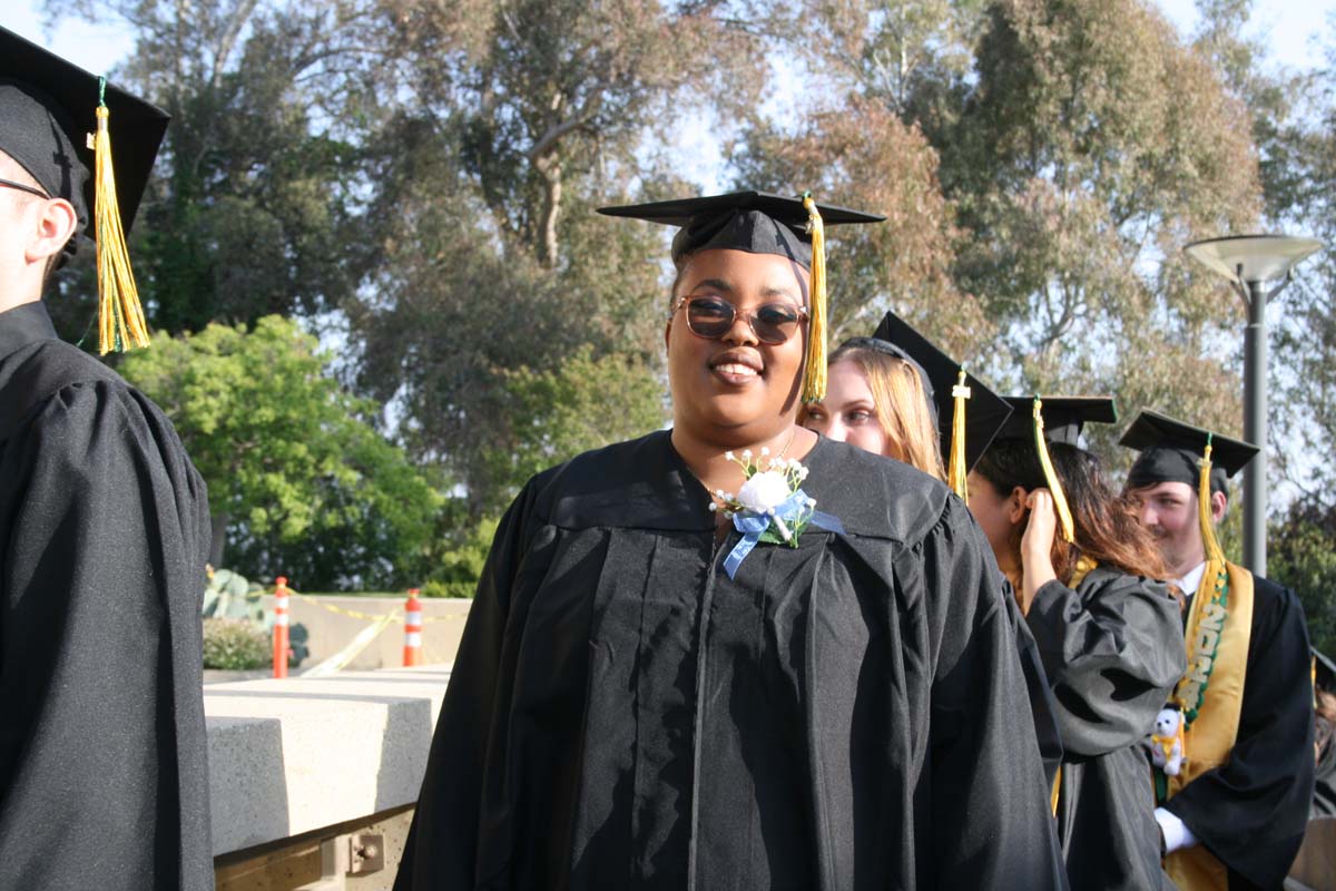 Students at Commencement