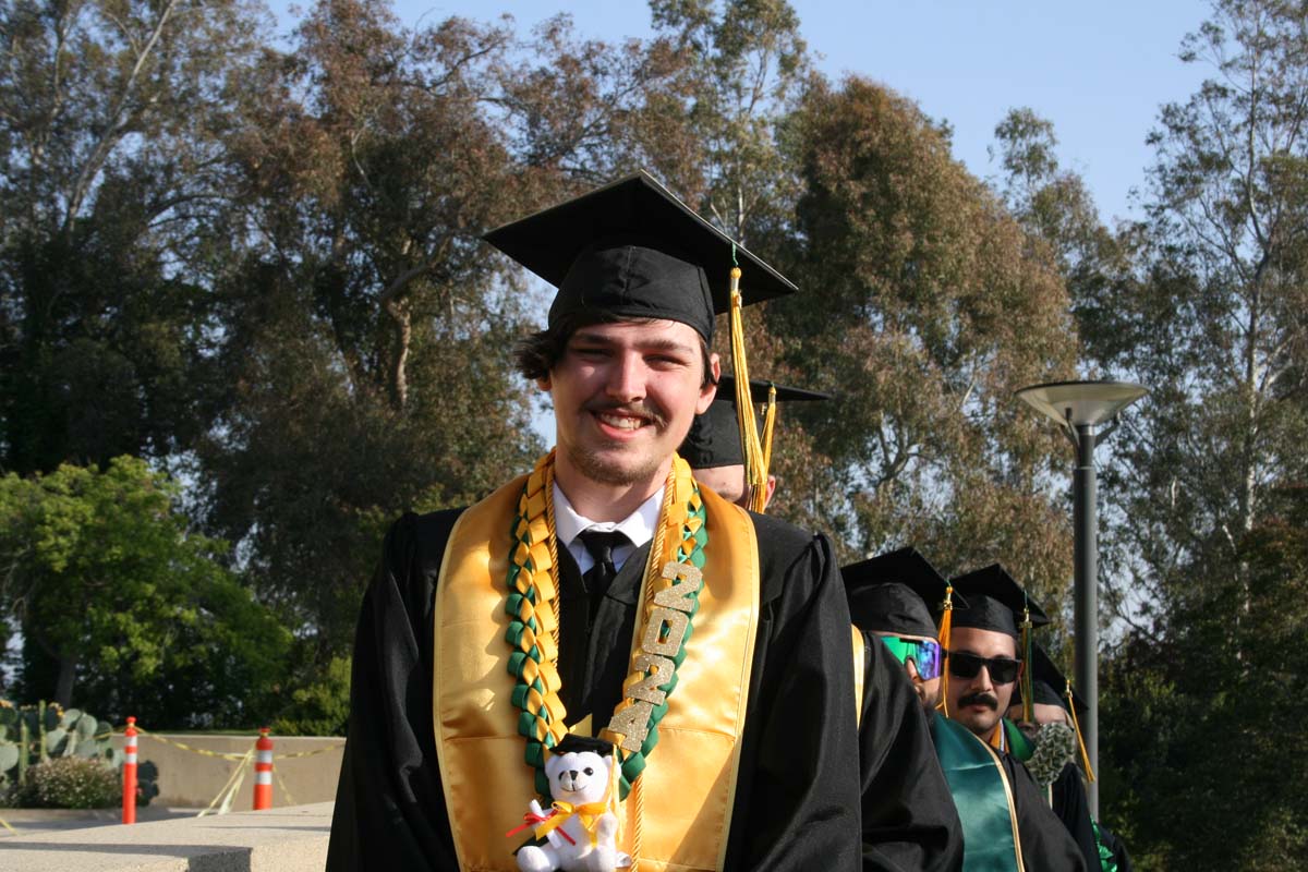 Students at Commencement