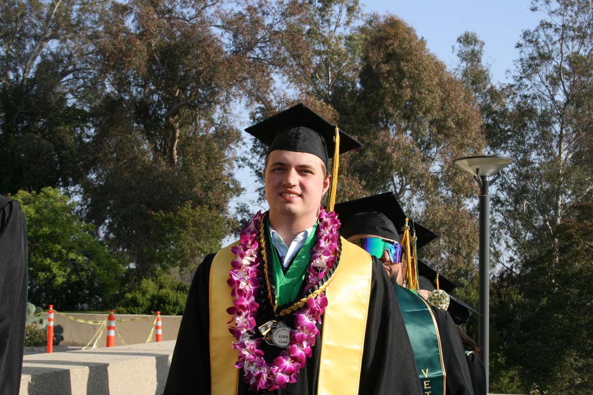 Students at Commencement