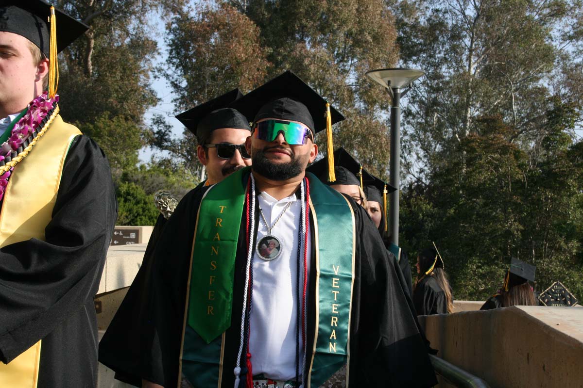 Students at Commencement