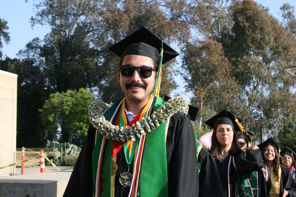 Students at Commencement