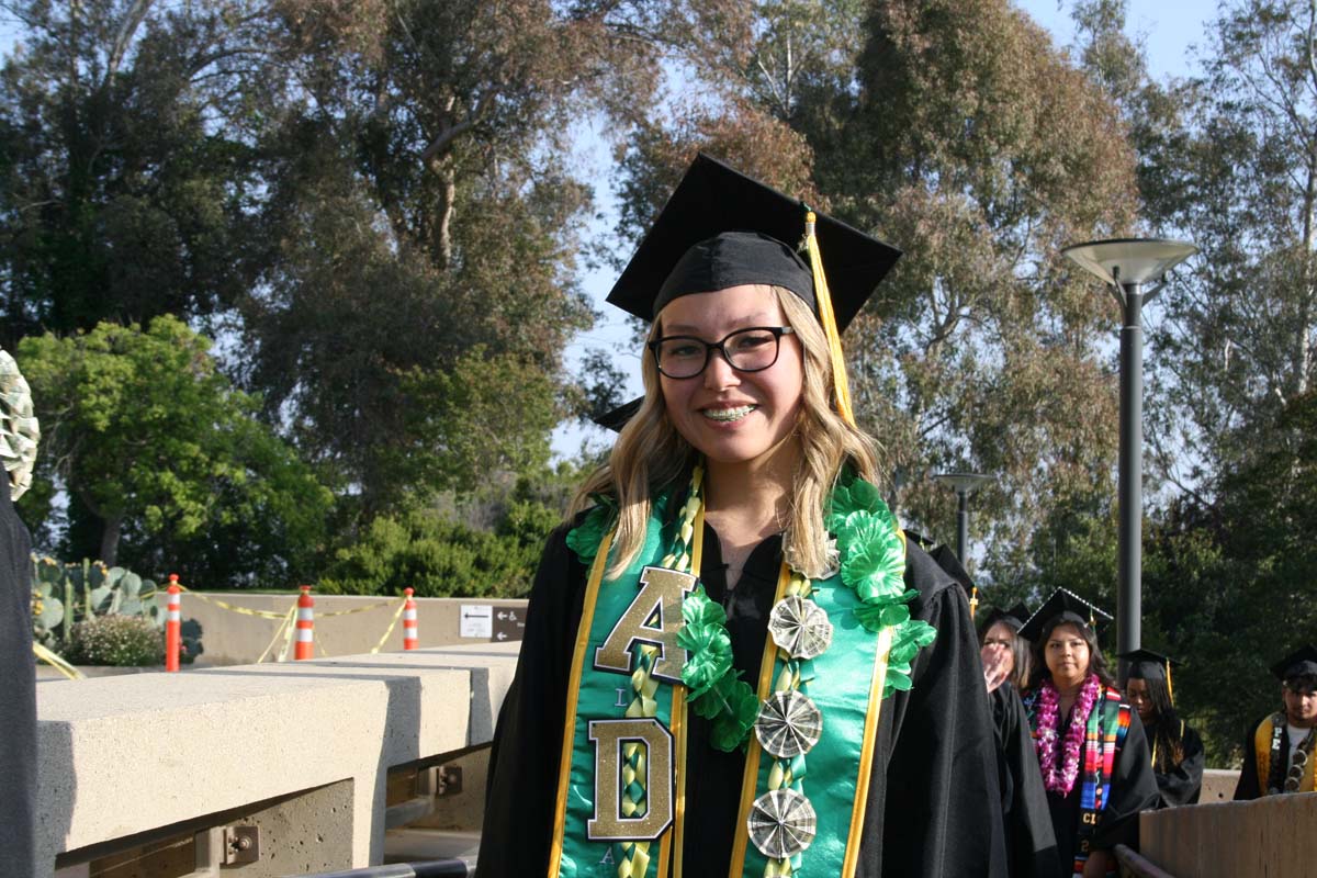 Students at Commencement