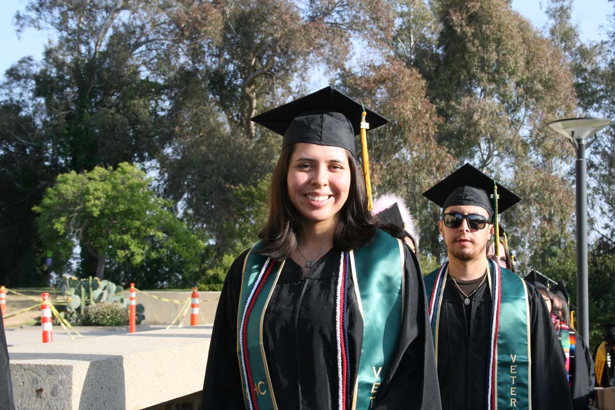 Students at Commencement