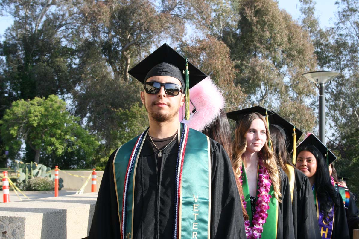 Students at Commencement